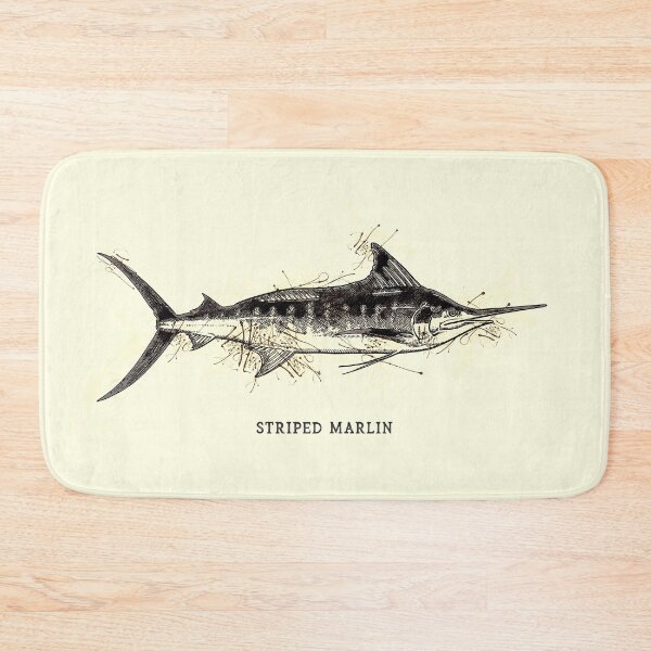 Item preview, Striped Marlin Vintage Art for the Ocean Lovers and Extreme Anglers / Gifts for Fisherman designed and sold by Naumovski.