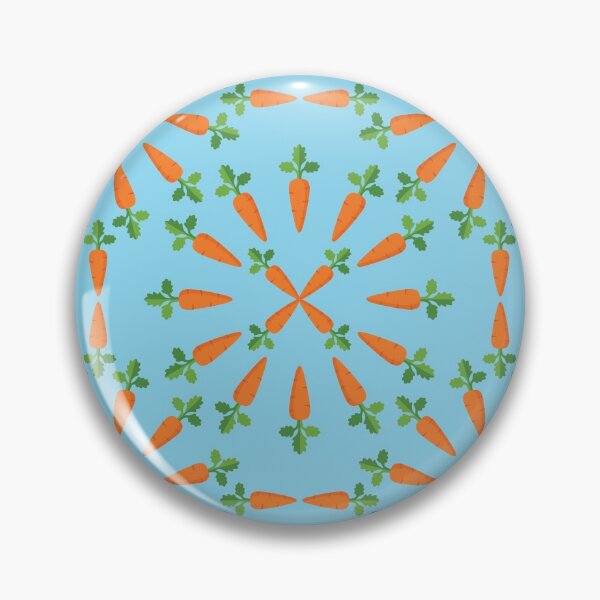 Item preview, Adorable Carrot Pattern - Cute Carrots, Cute Carrot Pattern - Light Blue designed and sold by PattyTheGecko.