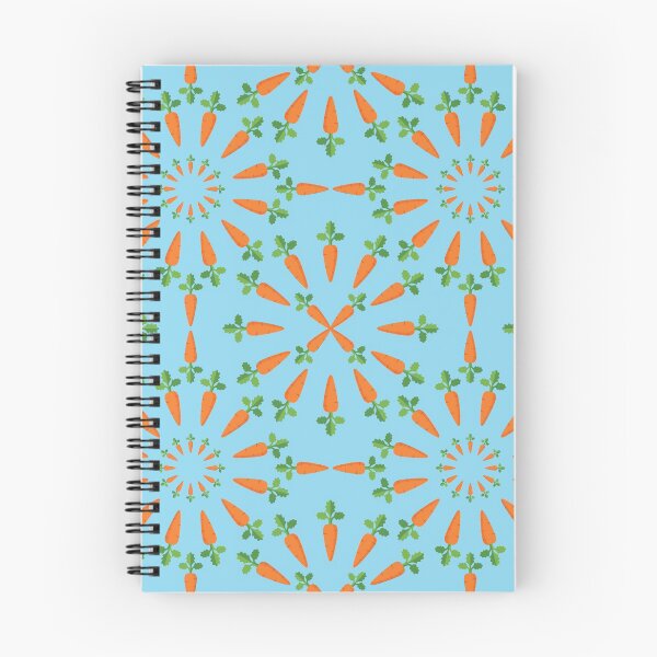 Item preview, Adorable Carrot Pattern - Cute Carrots, Cute Carrot Pattern - Light Blue designed and sold by PattyTheGecko.
