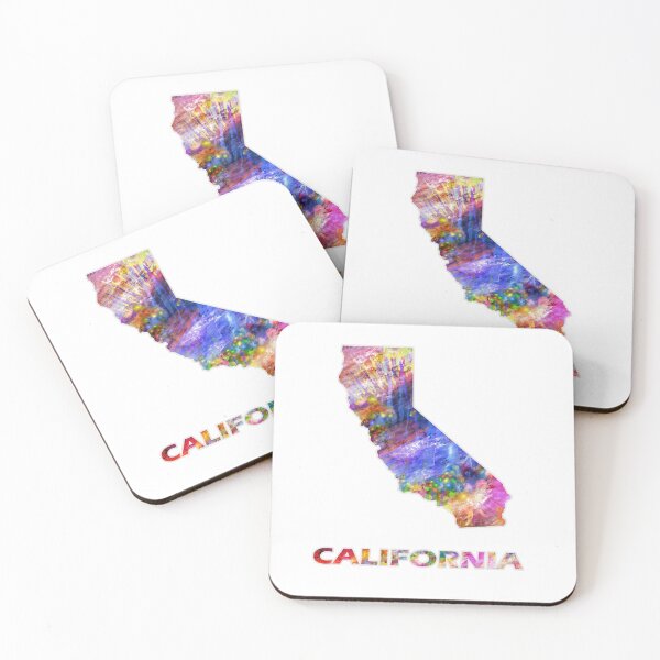 Item preview, California Abstract Design T-Shirt designed and sold by TeeStoreMeStore.
