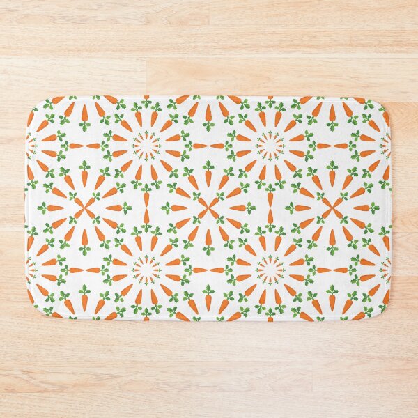 Item preview, Adorable Carrot Pattern - Cute Carrots, Cute Carrot Pattern - White designed and sold by PattyTheGecko.