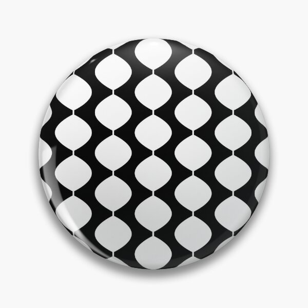 Item preview, Mid Century Modern Retro 60s Waves Pattern  (White) designed and sold by Makanahele.