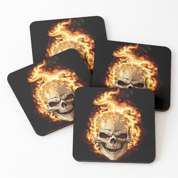 Item preview, Skull on fire designed and sold by NiAArtland.
