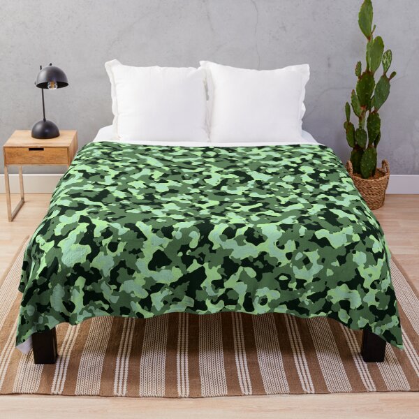 Item preview, Green abstract camouflage pattern designed and sold by dreamofdenim.