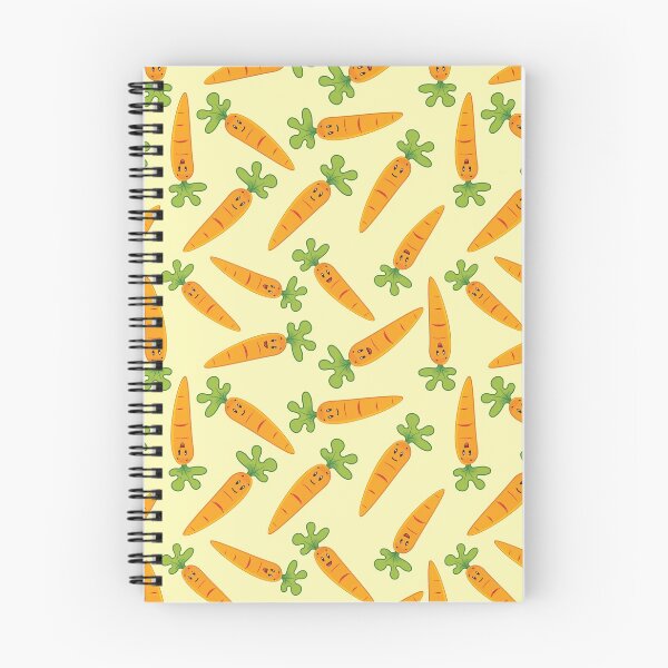 Item preview, Adorable Carrot Pattern - Cute Carrots, Cute Carrot Pattern - Light Yellow designed and sold by PattyTheGecko.