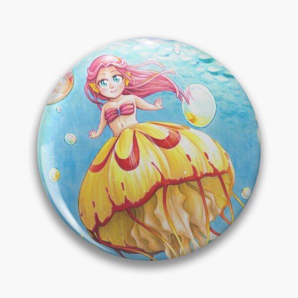 Artikelvorschau, tiny jellyfish mermaid dancing with krill entworfen und verkauft von Listenes.