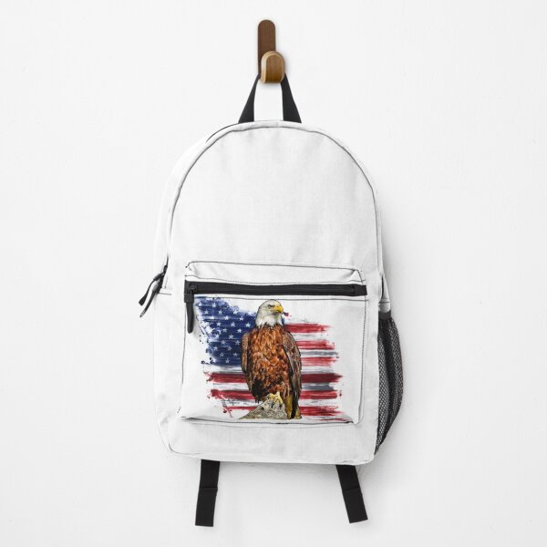 Item preview, The Flag of USA with Bald Eagle designed and sold by Bakhrombek.