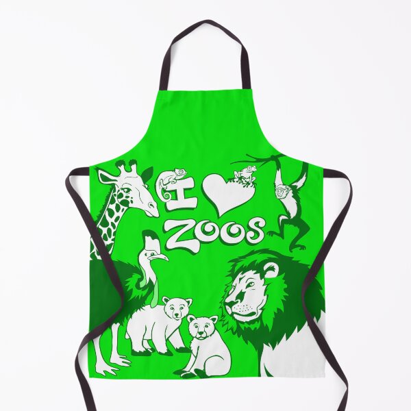 Item preview, I Love Zoos (green 2015) designed and sold by Peppermint Narwhal.