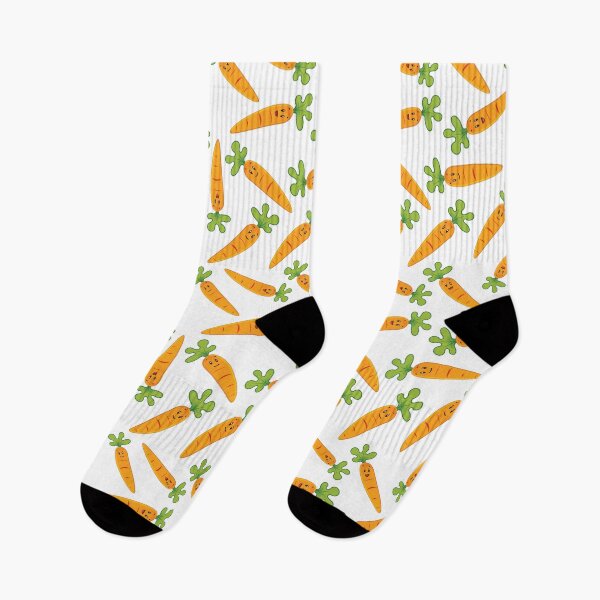 Item preview, Adorable Carrot Pattern - Cute Carrots, Cute Carrot Pattern - White designed and sold by PattyTheGecko.