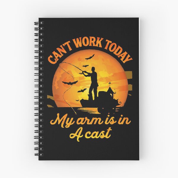 Item preview, Can't work today my arm is in a cast fishing halloween designed and sold by MelissasStanley.