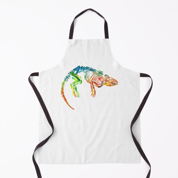 Item preview, Watercolor Fossil Skeleton in Rainbow designed and sold by VivtheFish.