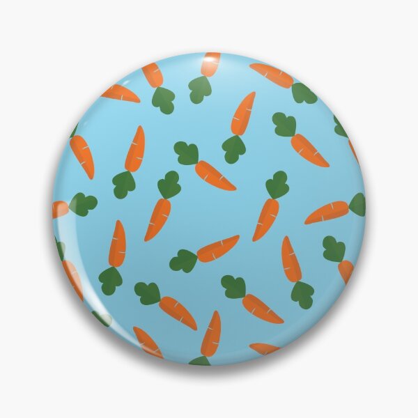 Item preview, Adorable Carrot Pattern - Cute Carrots, Cute Carrot Pattern - Light Blue designed and sold by PattyTheGecko.