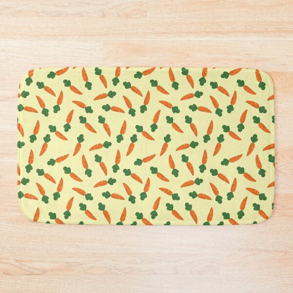 Item preview, Adorable Carrot Pattern - Cute Carrots, Cute Carrot Pattern - Light Yellow designed and sold by PattyTheGecko.