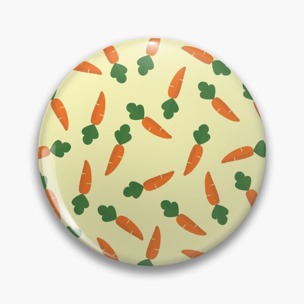 Item preview, Adorable Carrot Pattern - Cute Carrots, Cute Carrot Pattern - Light Yellow designed and sold by PattyTheGecko.
