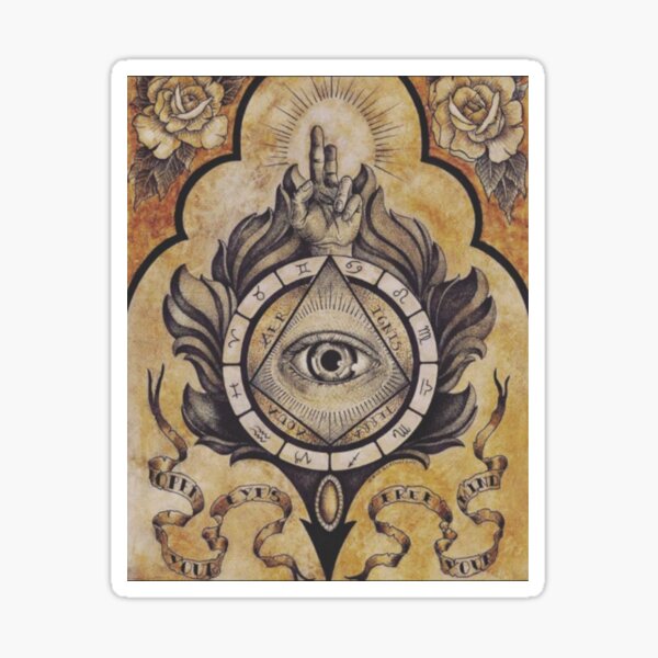 Open Your Eyes - Free Your Mind Sticker
