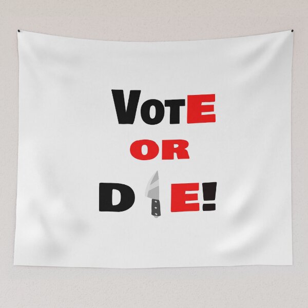 Item preview, vote or die designed and sold by 0umStore.