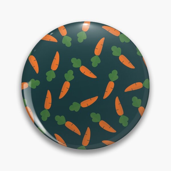 Item preview, Adorable Carrot Pattern - Cute Carrots, Cute Carrot Pattern - Dark Teal designed and sold by PattyTheGecko.