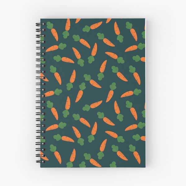 Item preview, Adorable Carrot Pattern - Cute Carrots, Cute Carrot Pattern - Dark Teal designed and sold by PattyTheGecko.