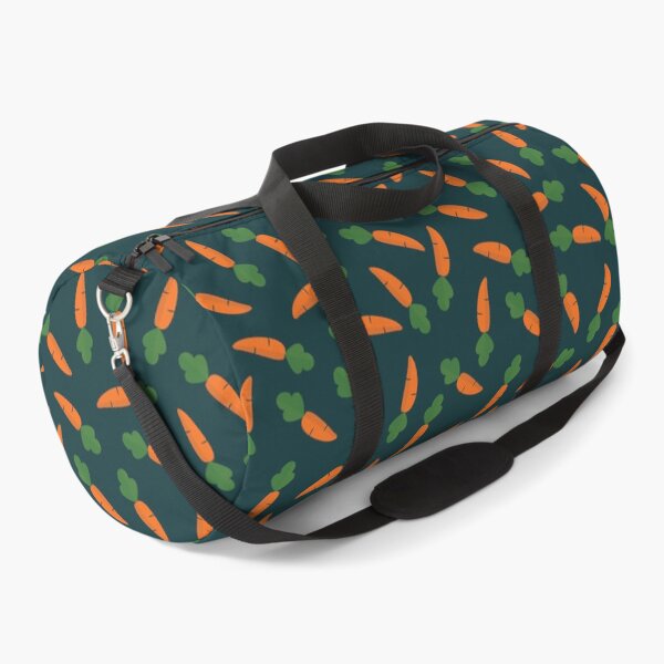Item preview, Adorable Carrot Pattern - Cute Carrots, Cute Carrot Pattern - Dark Teal designed and sold by PattyTheGecko.