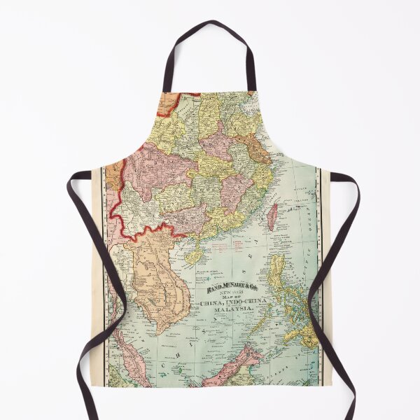Item preview, Map of China, Indochina & Malaysia (1897) designed and sold by allhistory.