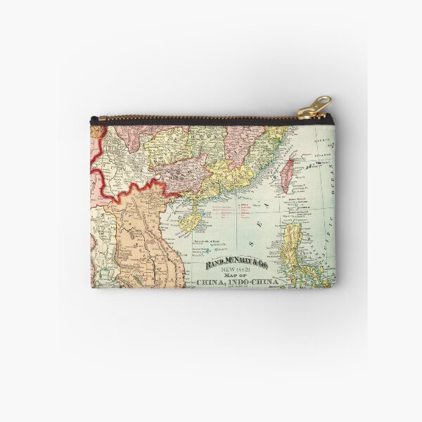 Item preview, Map of China, Indochina & Malaysia (1897) designed and sold by allhistory.