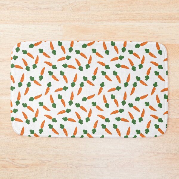 Item preview, Adorable Carrot Pattern - Cute Carrots, Cute Carrot Pattern - White designed and sold by PattyTheGecko.