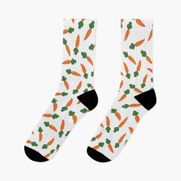 Item preview, Adorable Carrot Pattern - Cute Carrots, Cute Carrot Pattern - White designed and sold by PattyTheGecko.