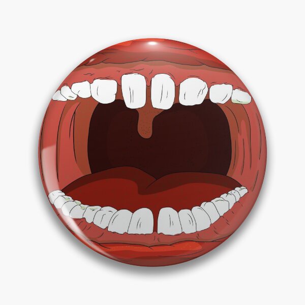 Item preview, Open mouth with distorted teeth designed and sold by Humanstore.