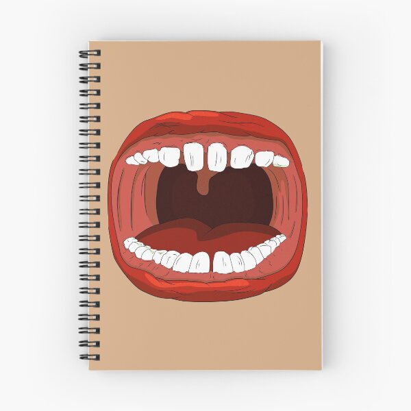 Item preview, Open mouth with distorted teeth designed and sold by Humanstore.