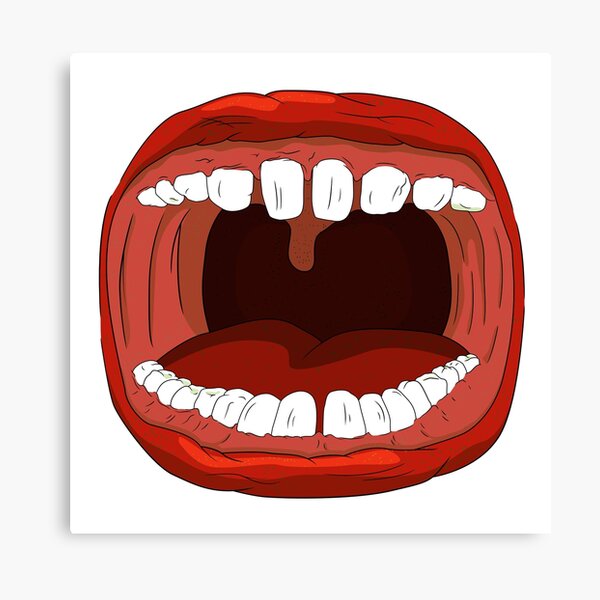 Offener Mund Zeichnen