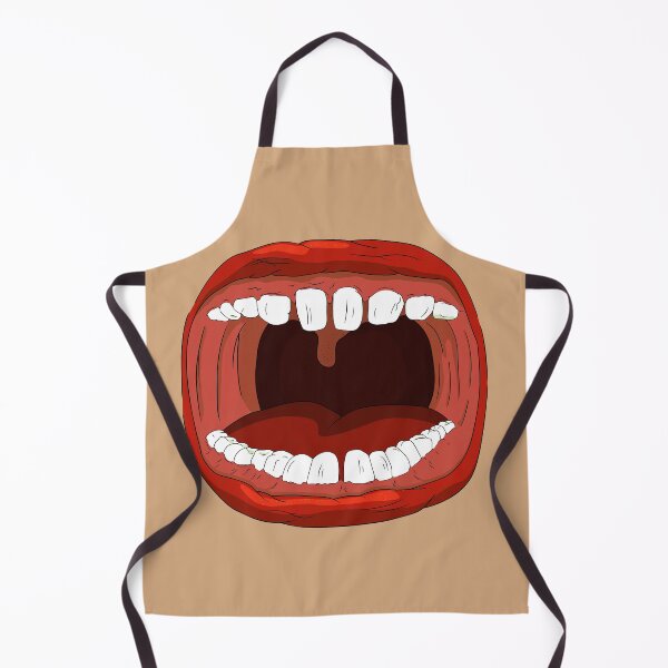 Item preview, Open mouth with distorted teeth designed and sold by Humanstore.