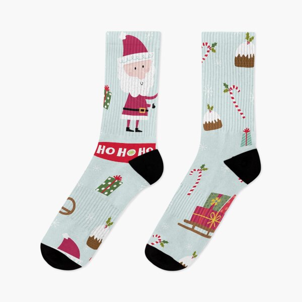 Item preview, Ho Ho Ho Santa Clause Merry Christmask Pattern designed and sold by JayStacksArt.