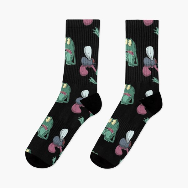 Item preview, Funny frog scared by fly on tongue designed and sold by Monkey Ful.