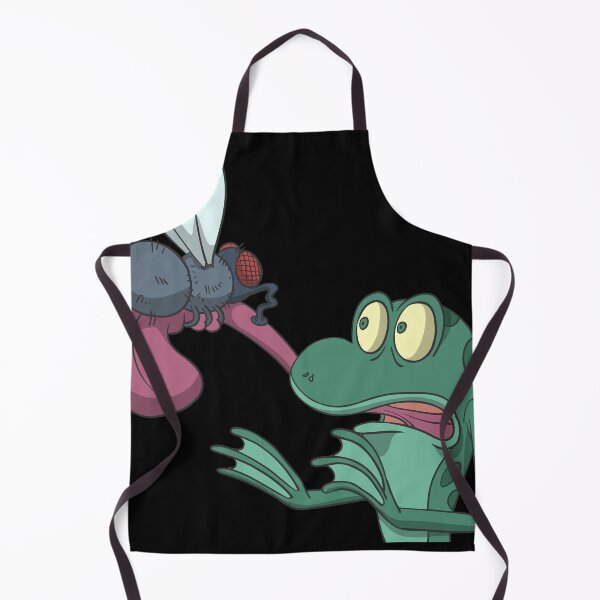 Item preview, Funny frog scared by fly on tongue designed and sold by Monkey Ful.