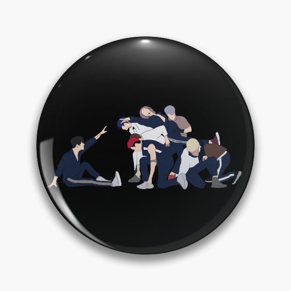 Item preview, Stray Kids Backdoor ot8 sticker  designed and sold by Amy Hearts.