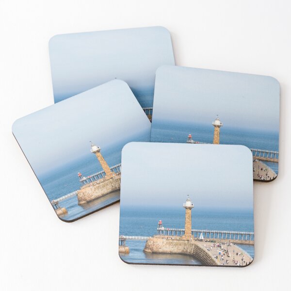 Item preview, Tourists on the West pier of Whitby harbour designed and sold by wellsie82.