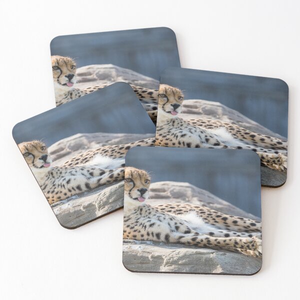 Item preview, East African cheetah with its tongue out designed and sold by wellsie82.