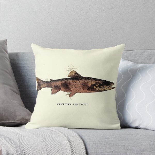 Item preview, Canadian Red Trout Vintage Art for the Ocean Lovers and Anglers / Gifts for Fisherman designed and sold by Naumovski.