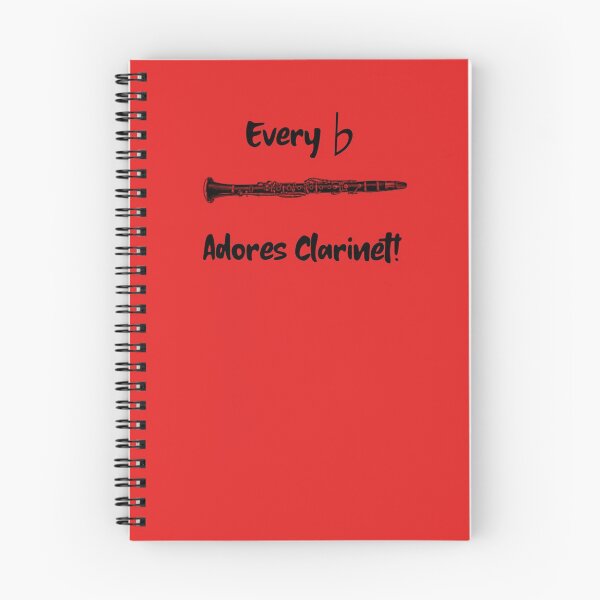 Item preview, "Every Flat Adores Clarinet!" Music Band Orchestra Piano designed and sold by musicmusicpin.
