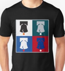 Philly Phour Bells - Liberty Bells for your Favorite Philadelphia Teams! Unisex T-Shirt