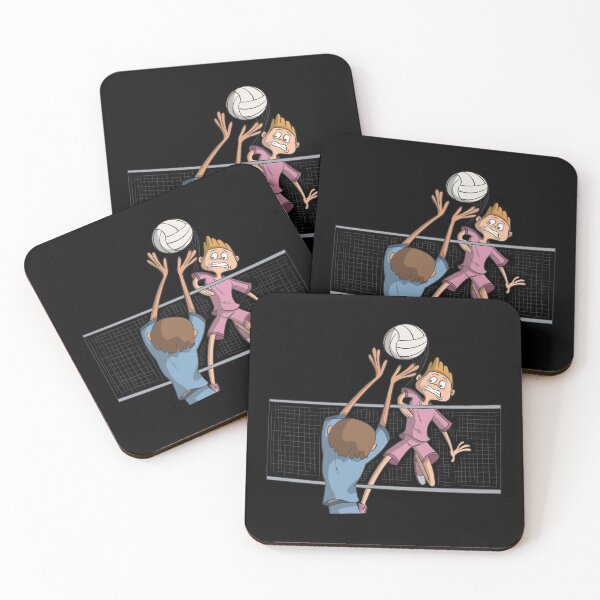 Item preview, Volleyball smash over net designed and sold by Monkey Ful.