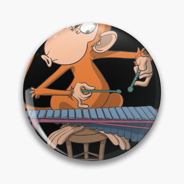 Item preview, Monkey plays marimba xylophone designed and sold by Monkey Ful.