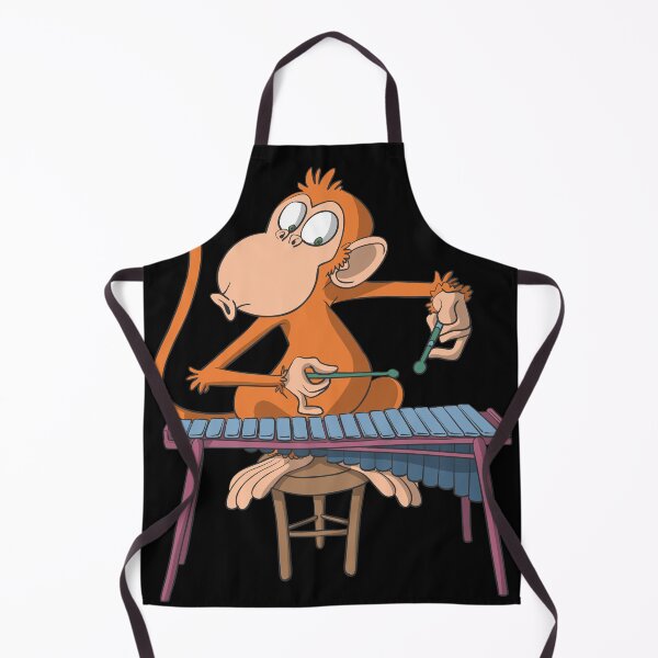 Item preview, Monkey plays marimba xylophone designed and sold by Monkey Ful.