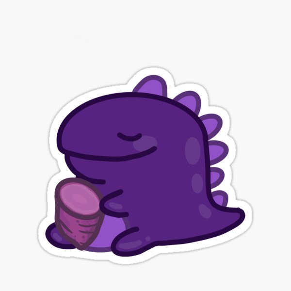 Item preview, Ube Dinosaur  designed and sold by laracast.