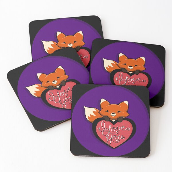 Item preview, I Love You Foxie designed and sold by Art by Morgan Campillo.
