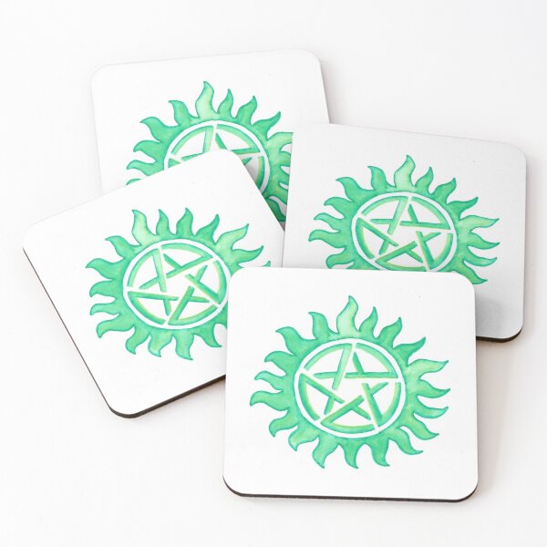 Item preview, Green Supernatural Anti-Possession Symbol designed and sold by FanartAft.
