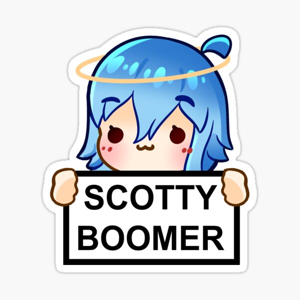 AeEmoji Scotty Boomer Sticker