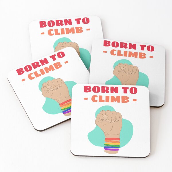 Item preview, Born to Rock Climb Celebrating Pride, Diversity, and Equality designed and sold by rockclimblife.
