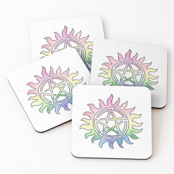 Item preview, Rainbow Supernatural Anti-Possession Symbol designed and sold by FanartAft.
