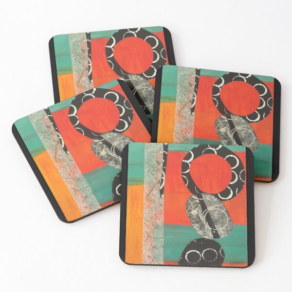 Item preview, Circle Collage Mixed Media designed and sold by Artfully Abstracted.
